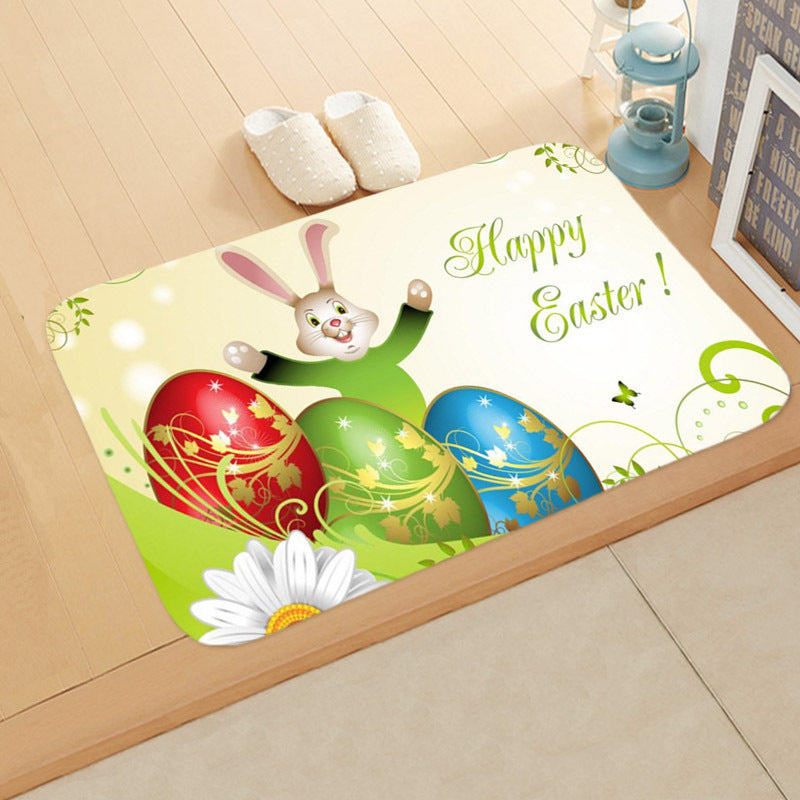 Easter-Themed Anti-Skid Bathroom Floor Mat