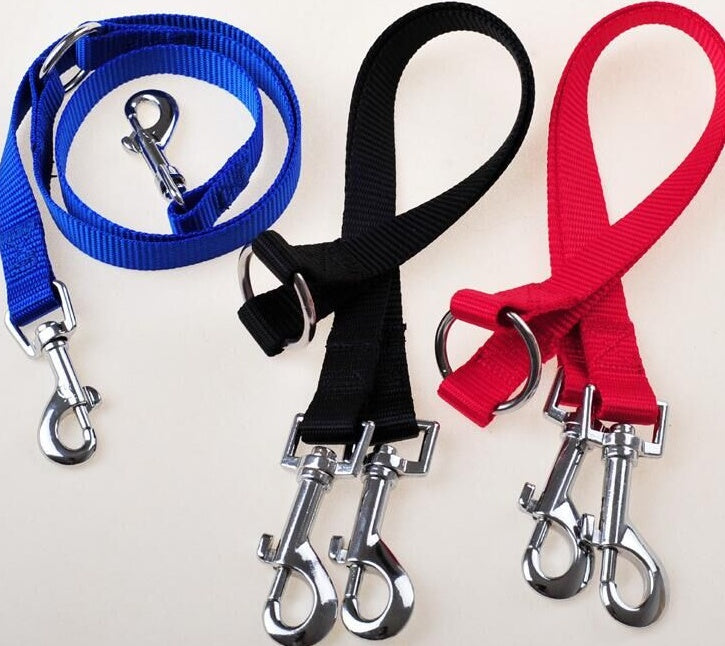 Double Dog Leash Coupler – No-Tangle Twin Lead for Walking 2 Dogs