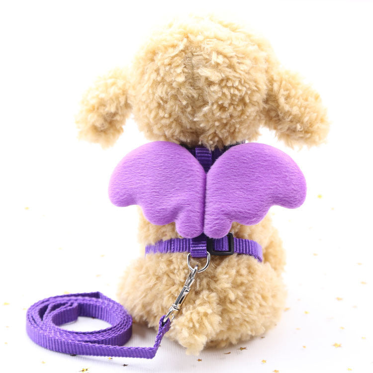Cute Angel Dog Leash – Soft, Stylish Pet Leash with Wings