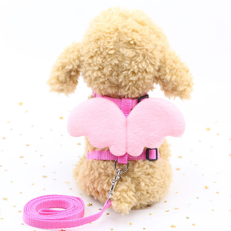Cute Angel Dog Leash – Soft, Stylish Pet Leash with Wings