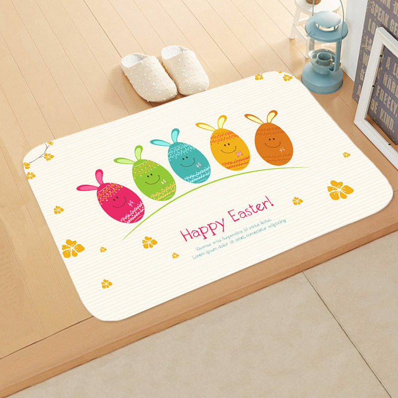 Easter-Themed Anti-Skid Bathroom Floor Mat