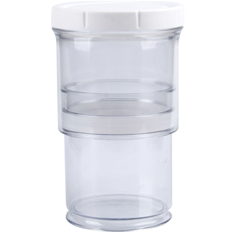 Airtight Plastic Fridge Storage Jars with Lids