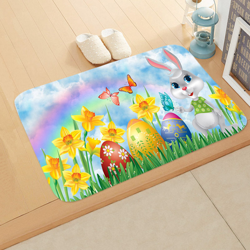 Easter-Themed Anti-Skid Bathroom Floor Mat