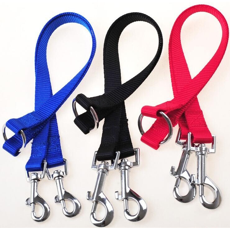 Double Dog Leash Coupler – No-Tangle Twin Lead for Walking 2 Dogs