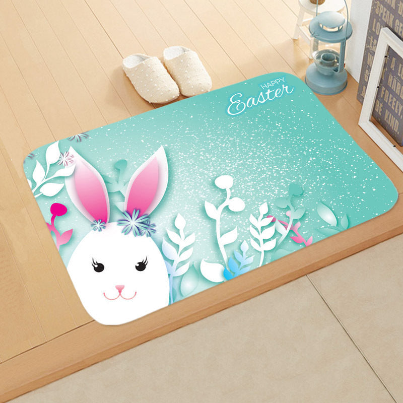 Easter-Themed Anti-Skid Bathroom Floor Mat