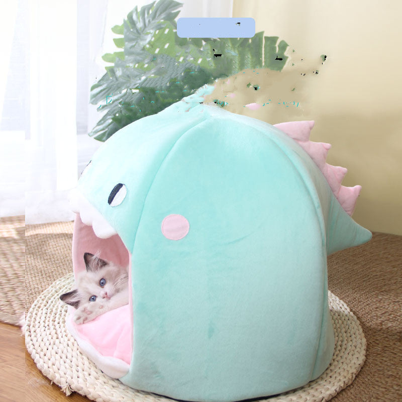 Cozy Cave Cat House