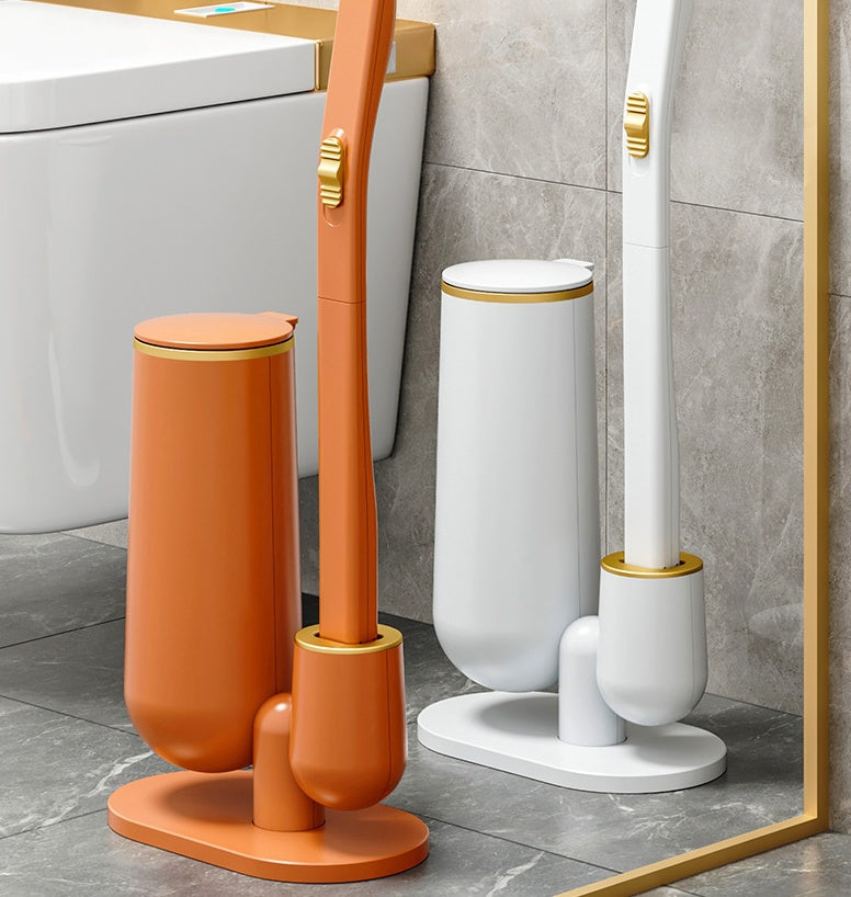 Disposable No-Dead-Corner Toilet Brush for Household Use