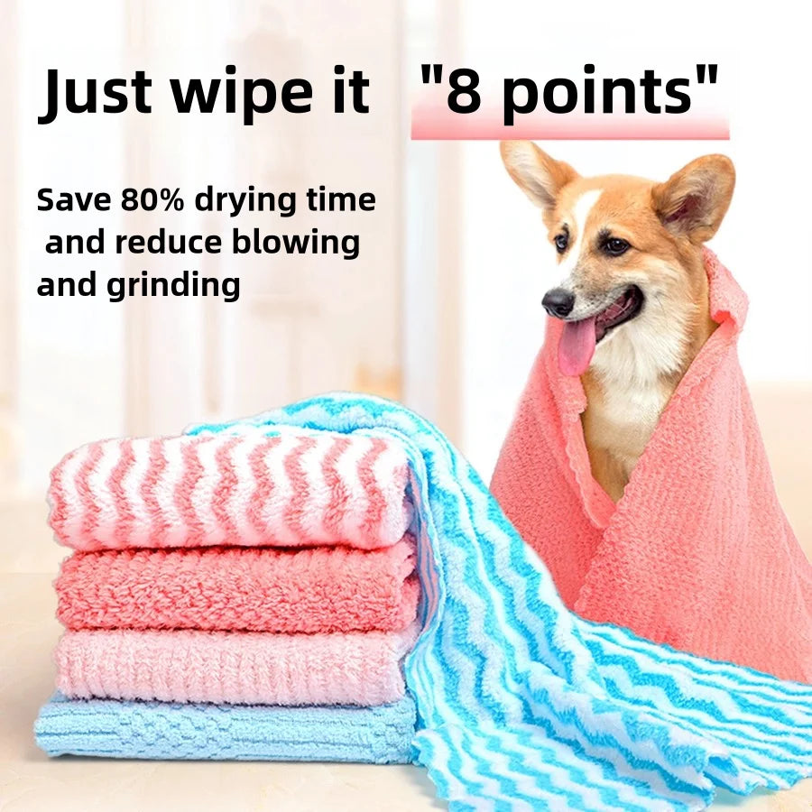 Large Quick-Absorbent Thick Bath Towel - Fast Drying & Durable