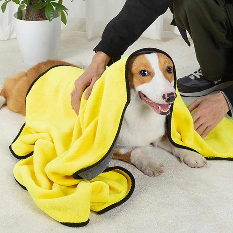Large Quick-Absorbent Thick Bath Towel - Fast Drying & Durable