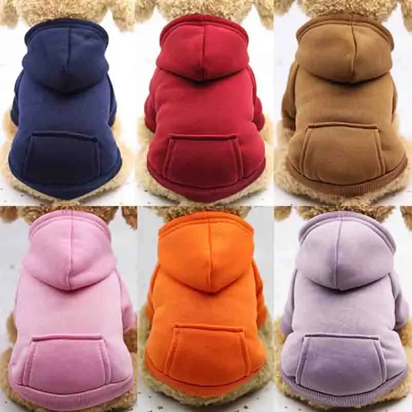 Dog Hooded Winter Sweatshirt