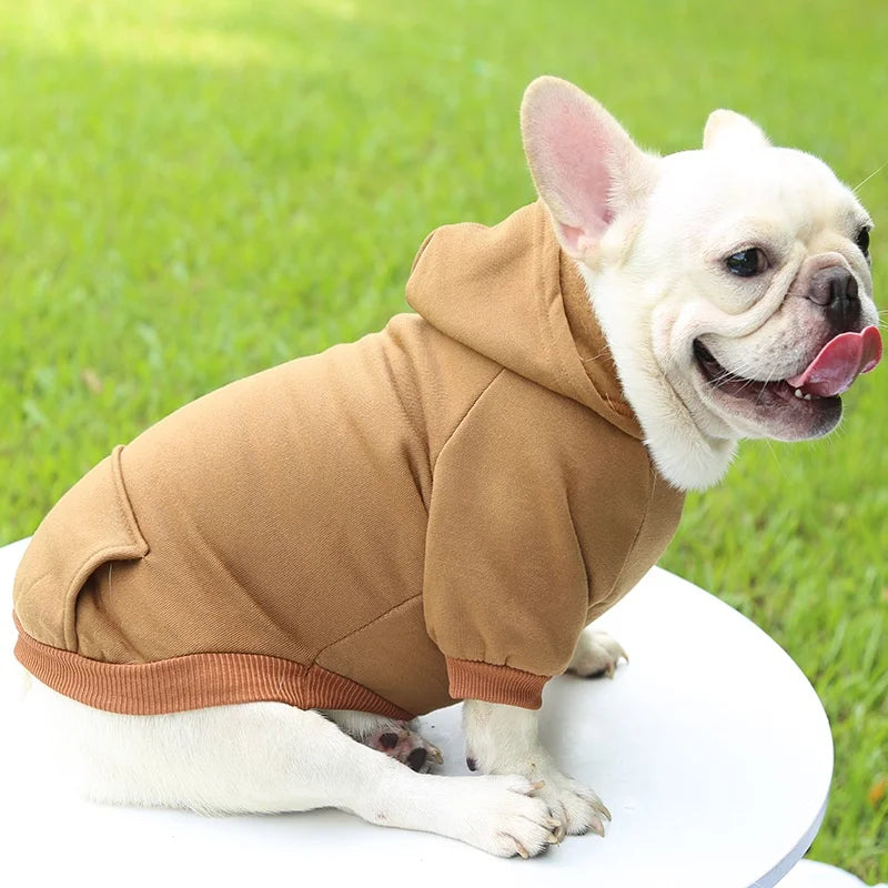 Dog Hooded Winter Sweatshirt