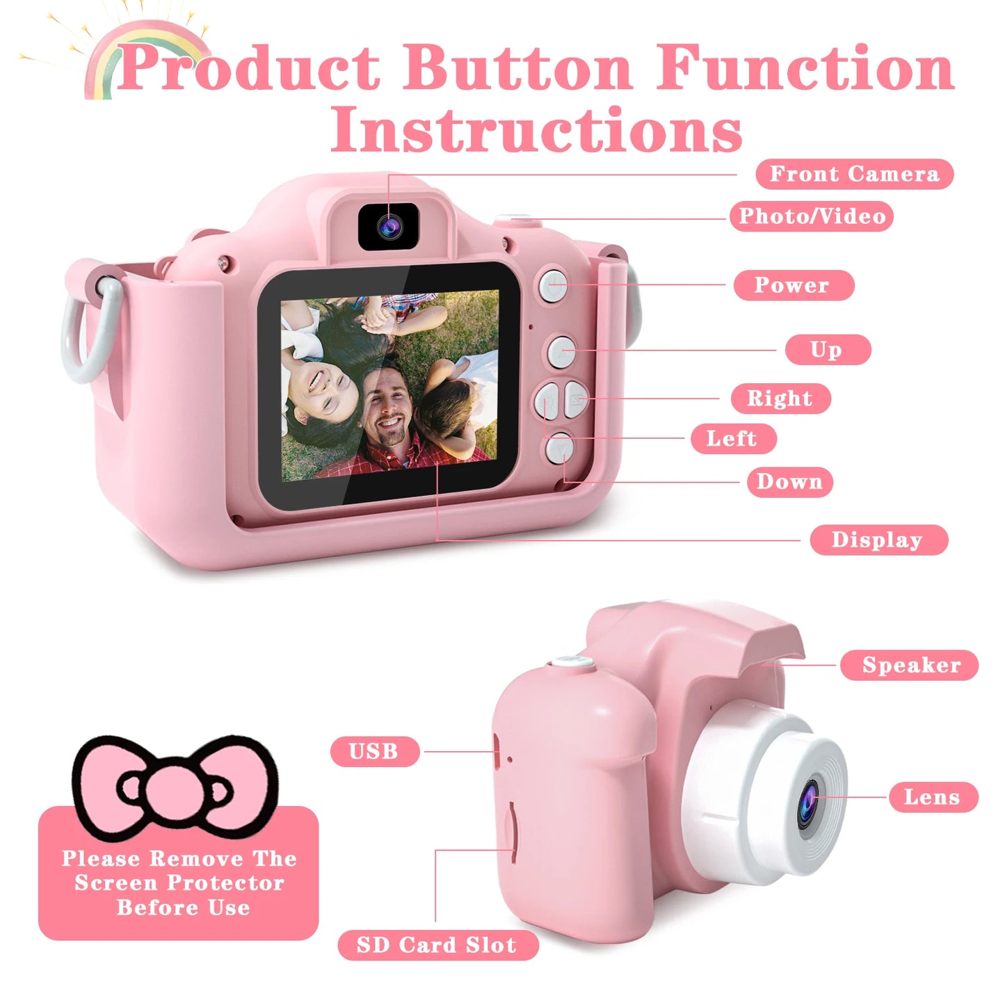 Kdis Camera Toys 1080P HD - Nooshop