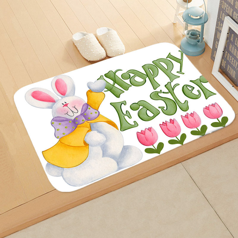 Easter-Themed Anti-Skid Bathroom Floor Mat