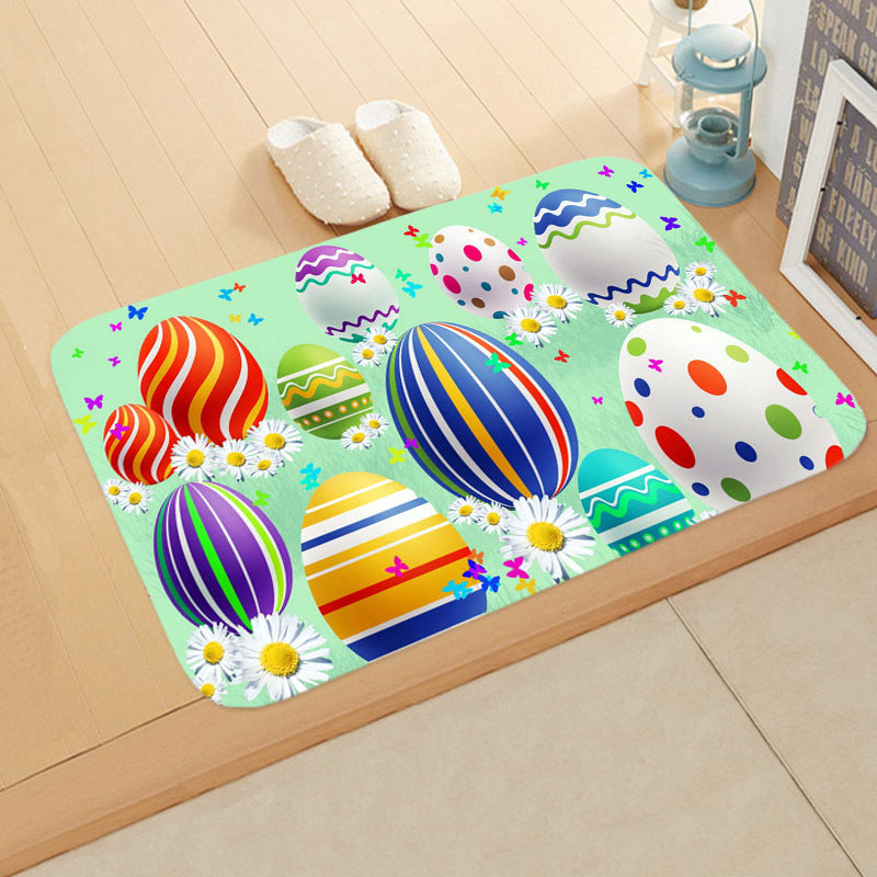 Easter-Themed Anti-Skid Bathroom Floor Mat