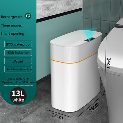 Smart Trash Can with Automatic Lid - Hands-Free Waste Management