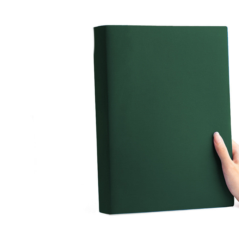 Thickened Leather Notebook - Soft Cover Blank Notepad for Writing & Sketching