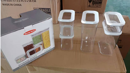 Airtight Transparent Food Storage Container