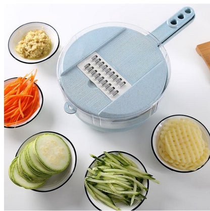 8-in-1 Mandoline Slicer with Strainer