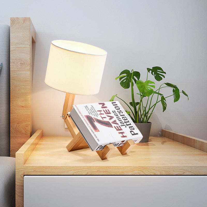 Minimalist Wooden Table Lamp