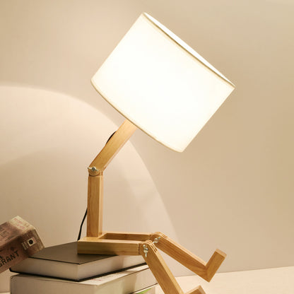 Minimalist Wooden Table Lamp