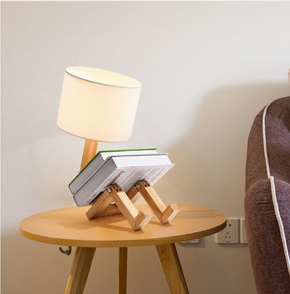 Minimalist Wooden Table Lamp