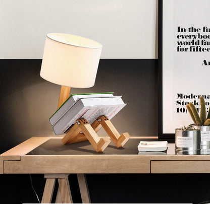 Minimalist Wooden Table Lamp