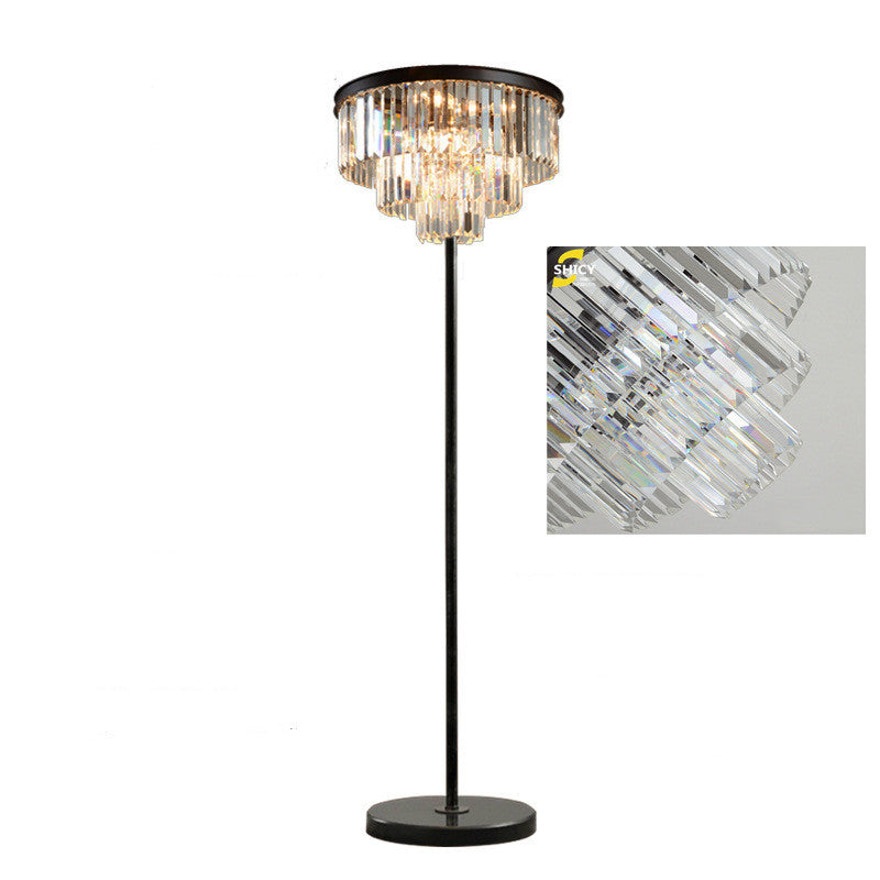 Luxury Crystal Floor Lamp