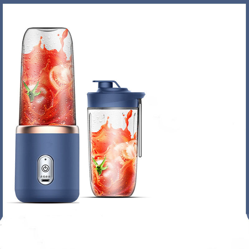 6-Blade Portable Blender - Mini USB Juicer for Smoothies & Shakes