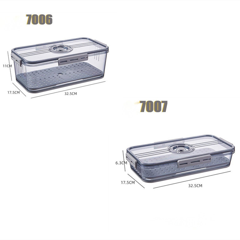 Transparent Food-Grade PET Refrigerator Storage Box