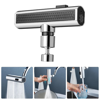 Waterfall Kitchen Faucet with Splash-Proof Design