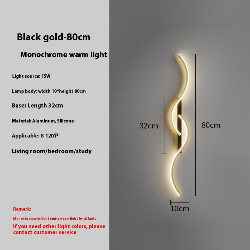 Minimalist Bedside Wall Lamp for Living Room, Aisle & Corridor