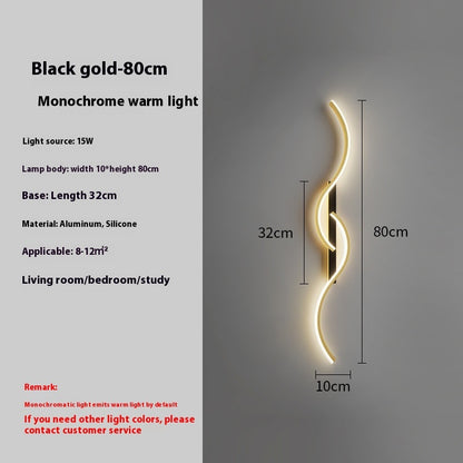 Minimalist Bedside Wall Lamp for Living Room, Aisle & Corridor