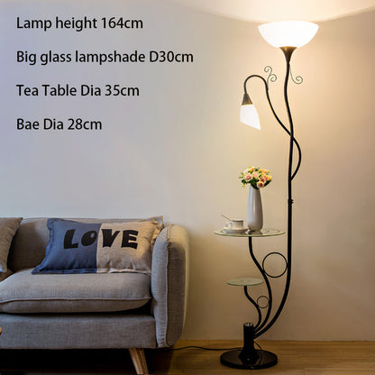Modern Simplicity Floor Lamp & Tea Table Set