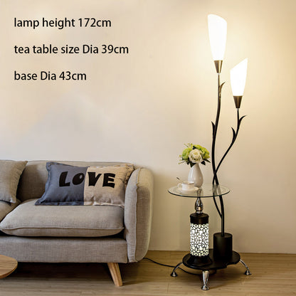 Modern Simplicity Floor Lamp & Tea Table Set