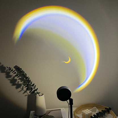 INS USB Moon Lamp - LED Rainbow Night Light for Home Decor