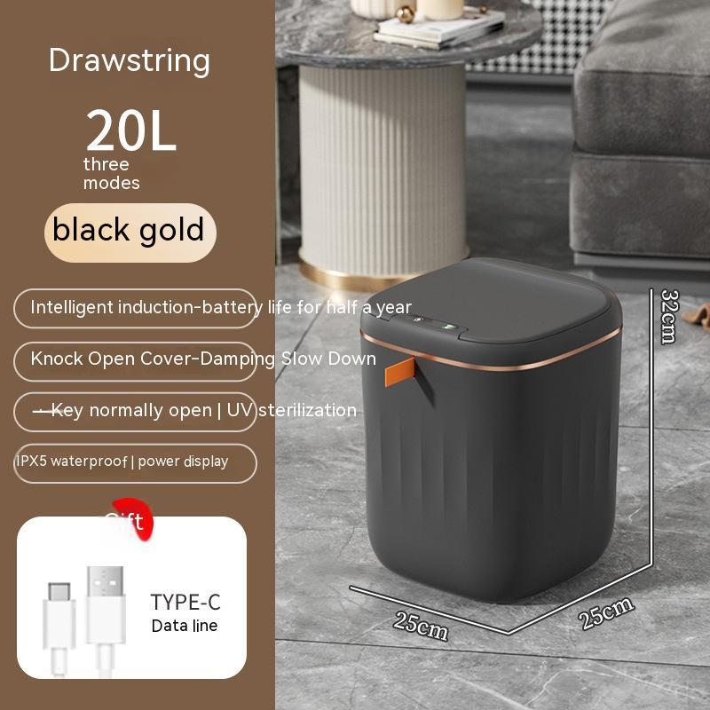 Smart Trash Can with Automatic Lid - Hands-Free Waste Management