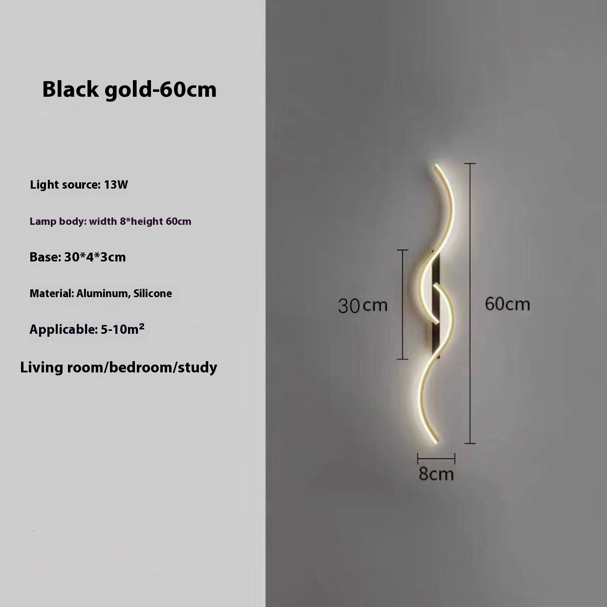 Minimalist Bedside Wall Lamp for Living Room, Aisle & Corridor