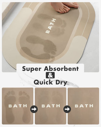 Ultra-Absorbent Quick-Dry Diatom Mud Bath Mat