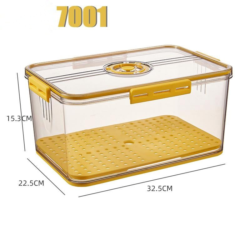 Transparent Food-Grade PET Refrigerator Storage Box