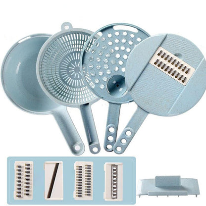 8-in-1 Mandoline Slicer with Strainer