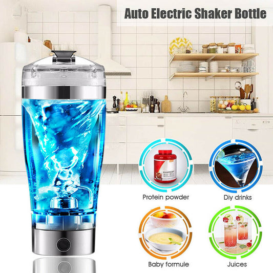 Electric Protein Shake Stirrer – USB Rechargeable Shaker Bottle