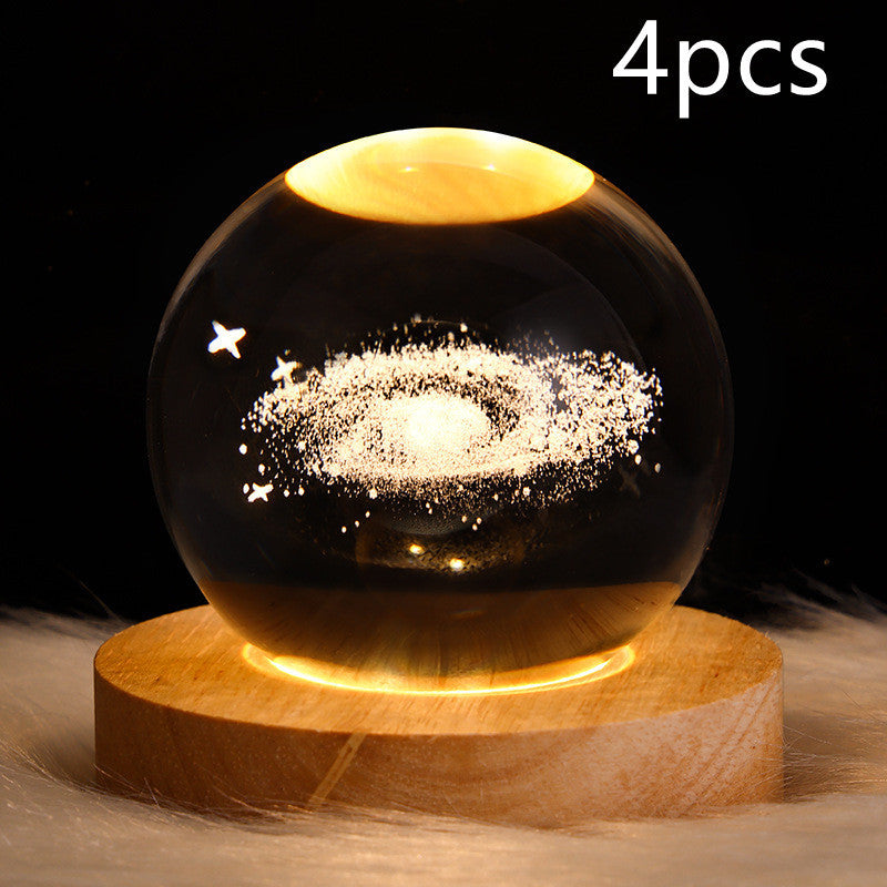 LED Night Light Galaxy Crystal Ball