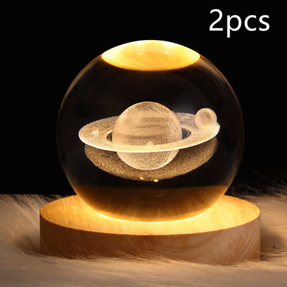 LED Night Light Galaxy Crystal Ball