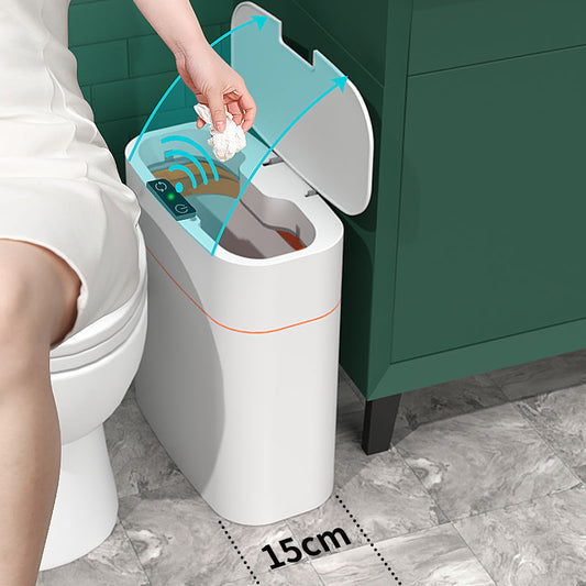 Smart Trash Can with Automatic Lid - Hands-Free Waste Management