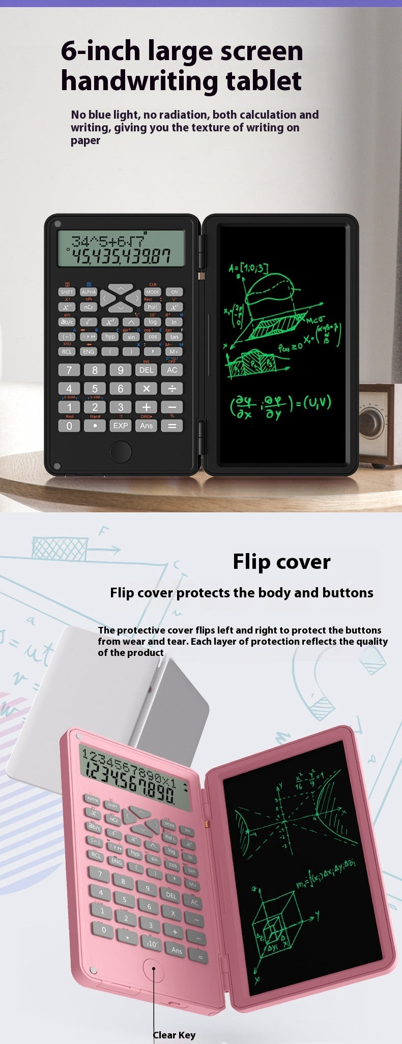 Portable Scientific Calculator – Perfect for Accounting & Math