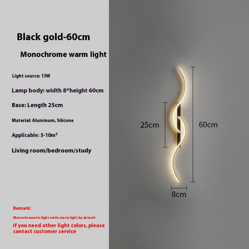 Minimalist Bedside Wall Lamp for Living Room, Aisle & Corridor