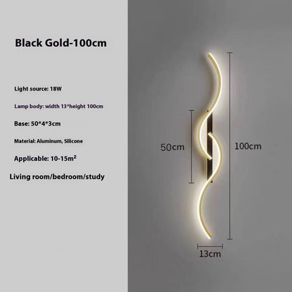 Minimalist Bedside Wall Lamp for Living Room, Aisle & Corridor