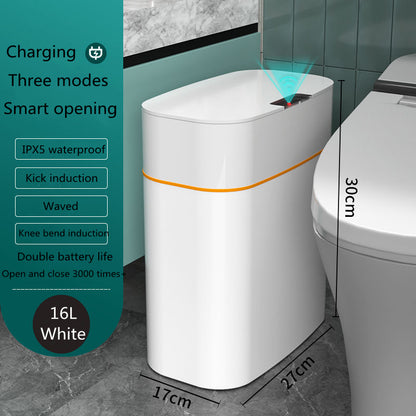 Smart Trash Can with Automatic Lid - Hands-Free Waste Management