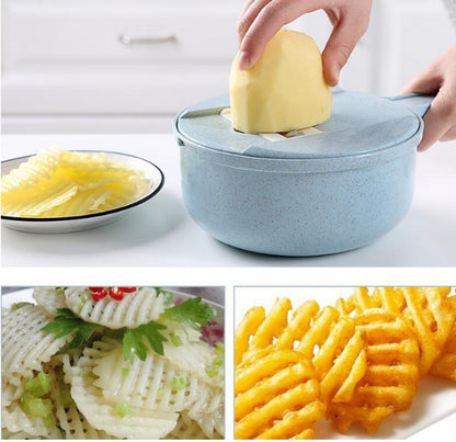 8-in-1 Mandoline Slicer with Strainer