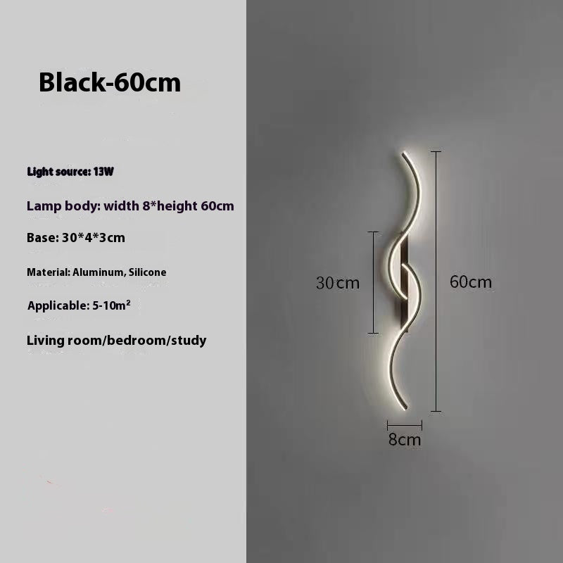 Minimalist Bedside Wall Lamp for Living Room, Aisle & Corridor